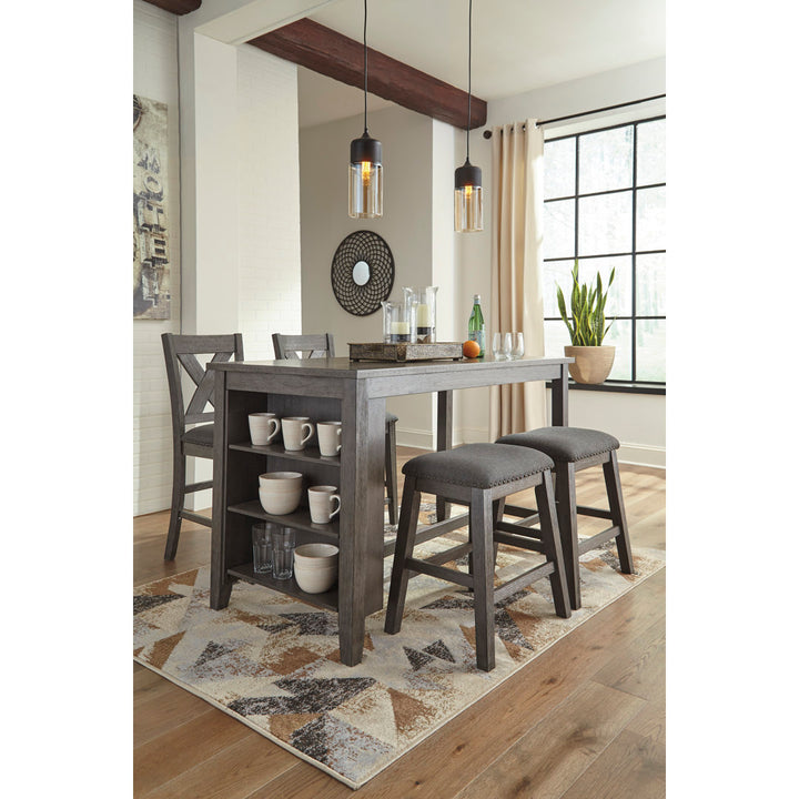 Heng Counter Height 60" Dining Table Gracie Oaks