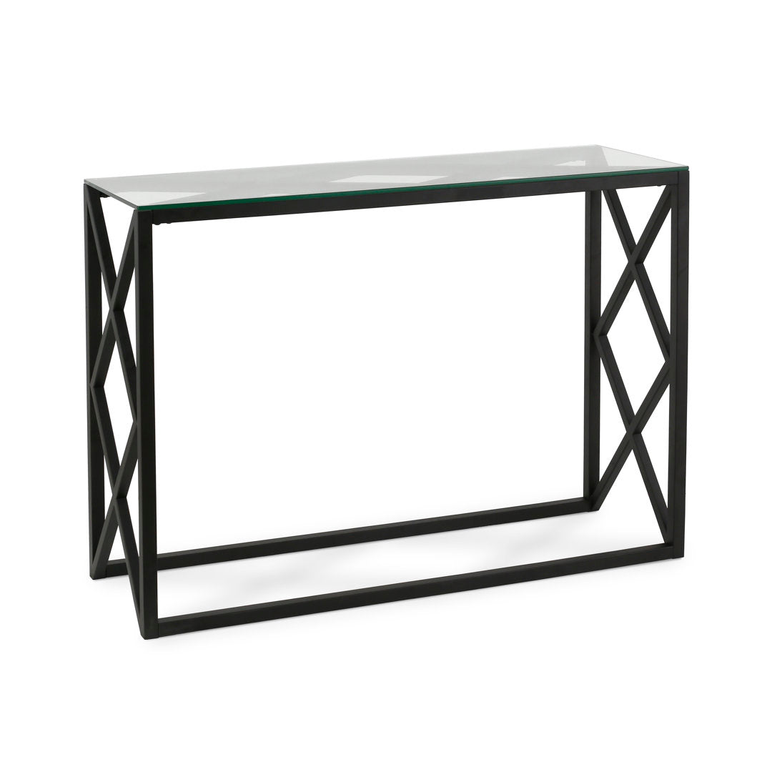Wynnifred 42" Console Table Ebern Designs Color: Blackened Bronze