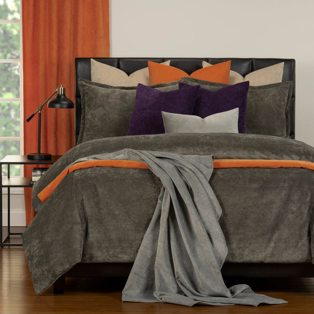 Mixology Duvet Cover & Insert Set Siscovers Color: Umber Size: King Duvet Cover + 2 Shams