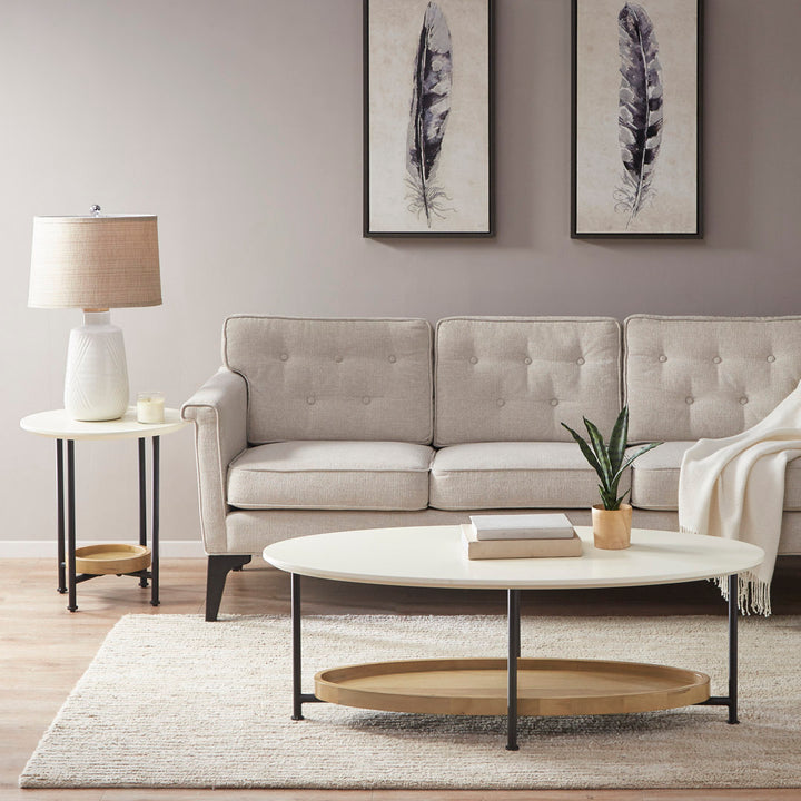 Beaumont 4 Legs Coffee Table with Storage Wade Logan®