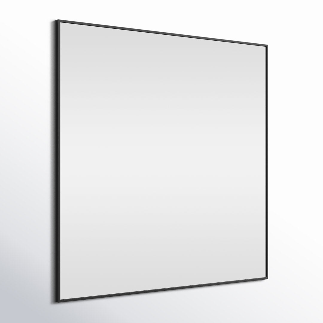 Valparaiso Accent Mirror Wade Logan® Size: 48"  x 48"  Finish: Black
