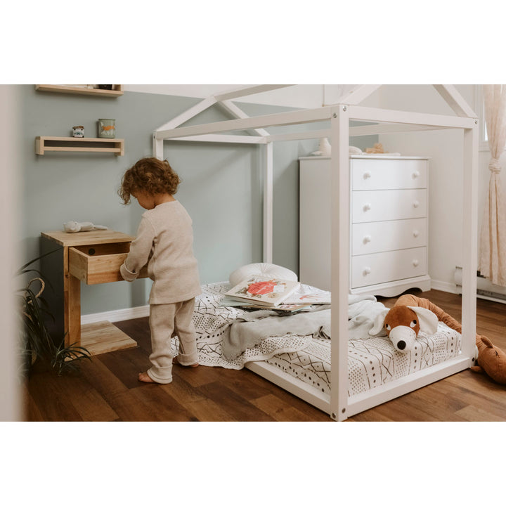 Sweedi Toddler Bed South Shore Bed Frame Color: White