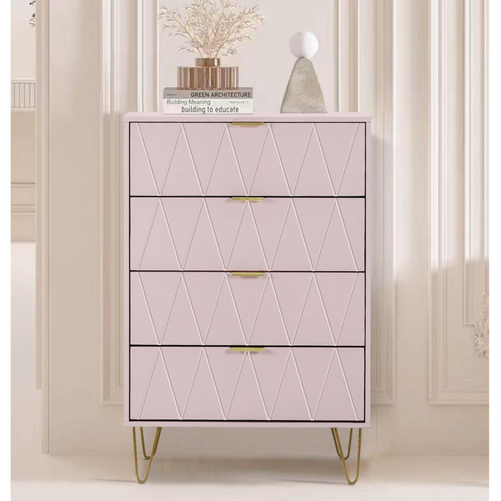 Marable 4 Drawer 23.6" W Chest Willa Arlo™ Interiors Color: Pink