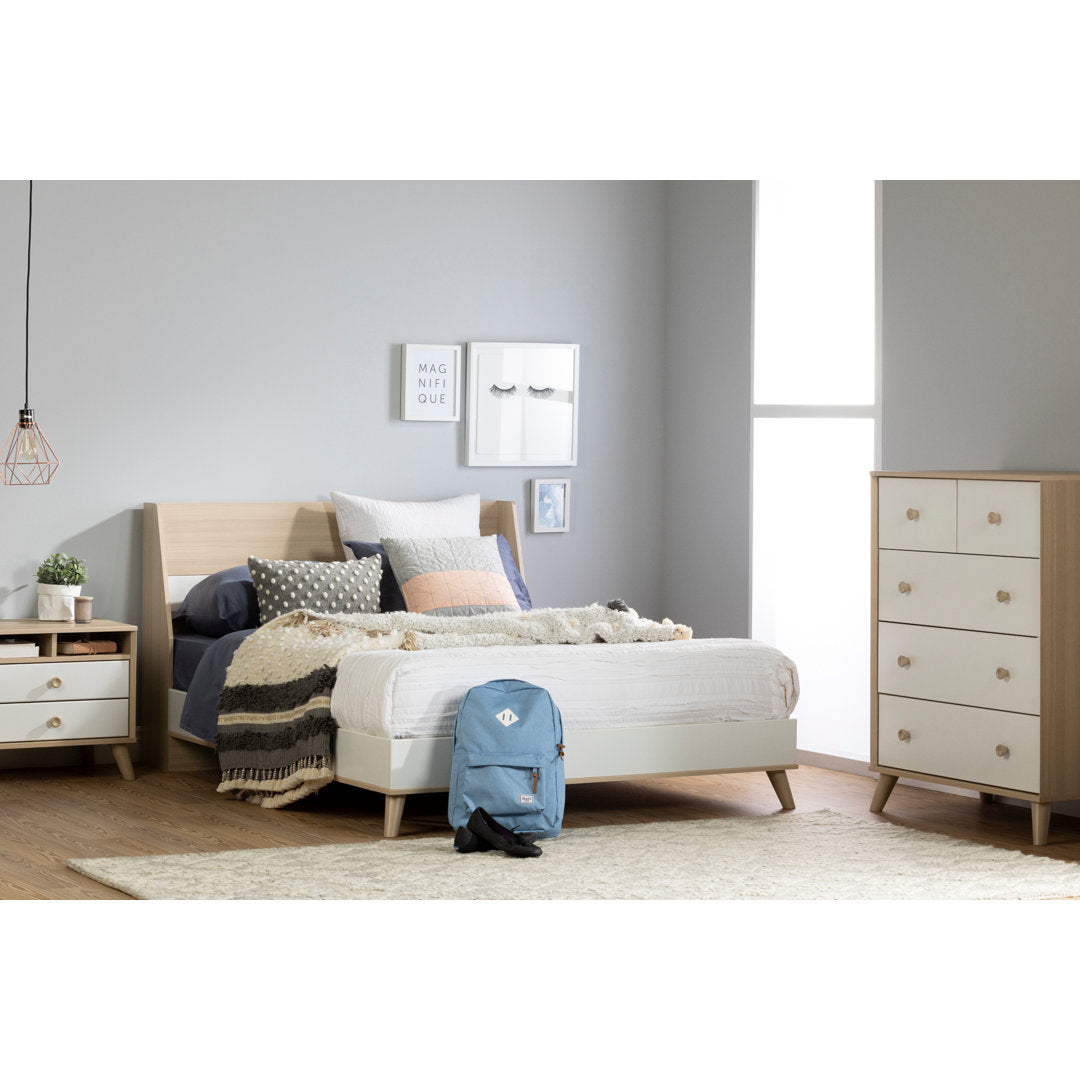 Rafferty Kids 5- Drawer Chest AllModern Color: Soft Elm/Pure White/NotSturdy
