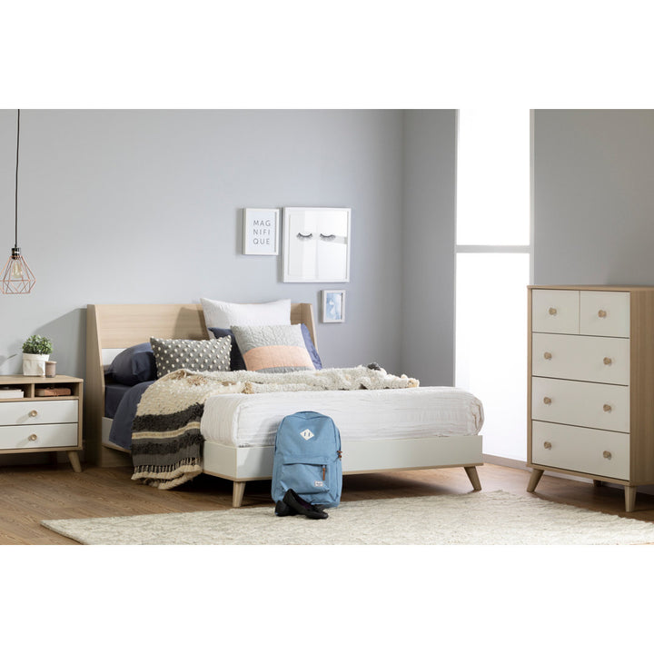 Rafferty Kids 5- Drawer Chest AllModern Color: Soft Elm/Pure White/NotSturdy