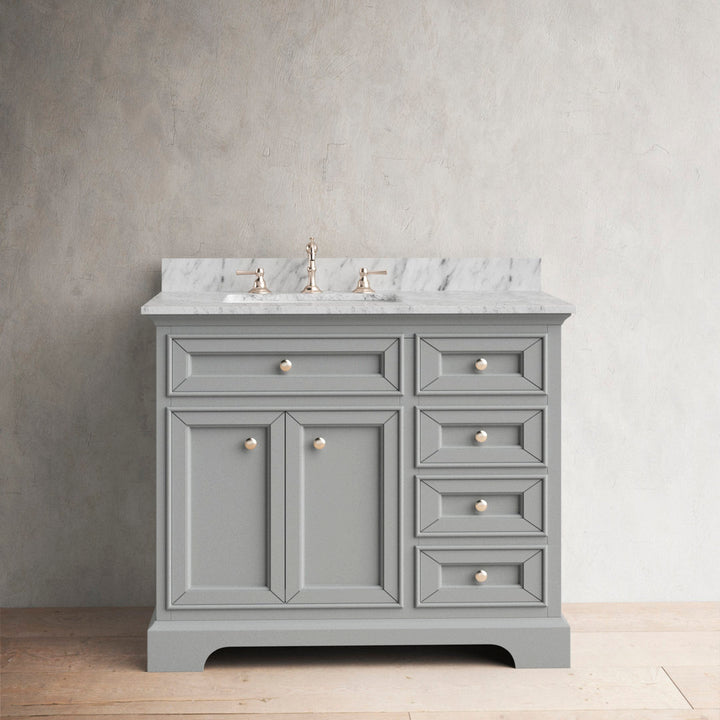 Amiri 37" Single Bathroom Vanity Set Birch Lane™ Base Finish: Gray
