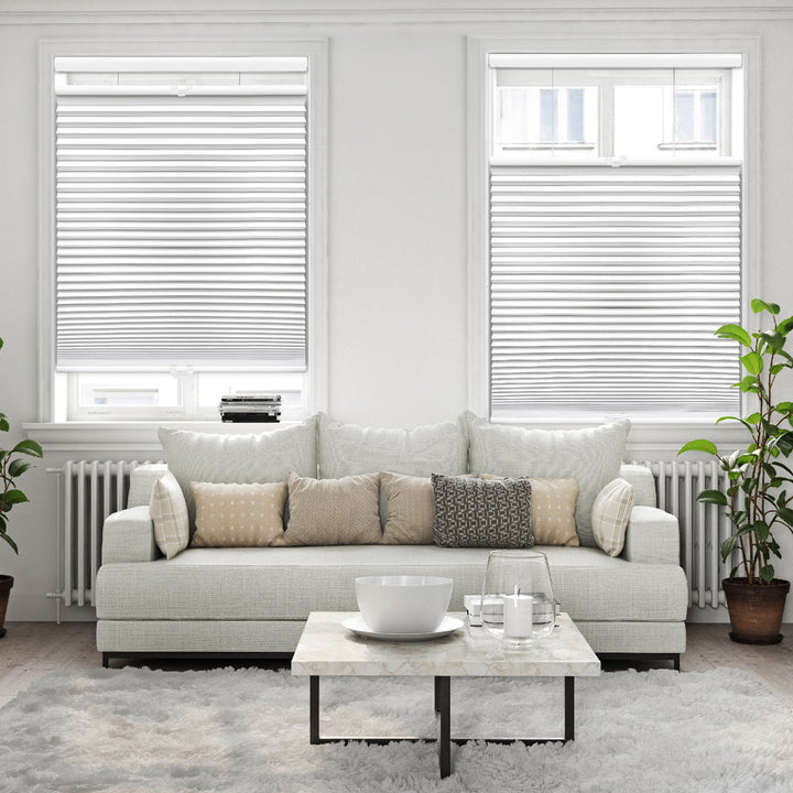 Sheba 1.5 inch Cordless Blackout Top Down bottom Up Cellular Shade Symple Stuff Blind Size: 68.5" W x 64" L Finish: White