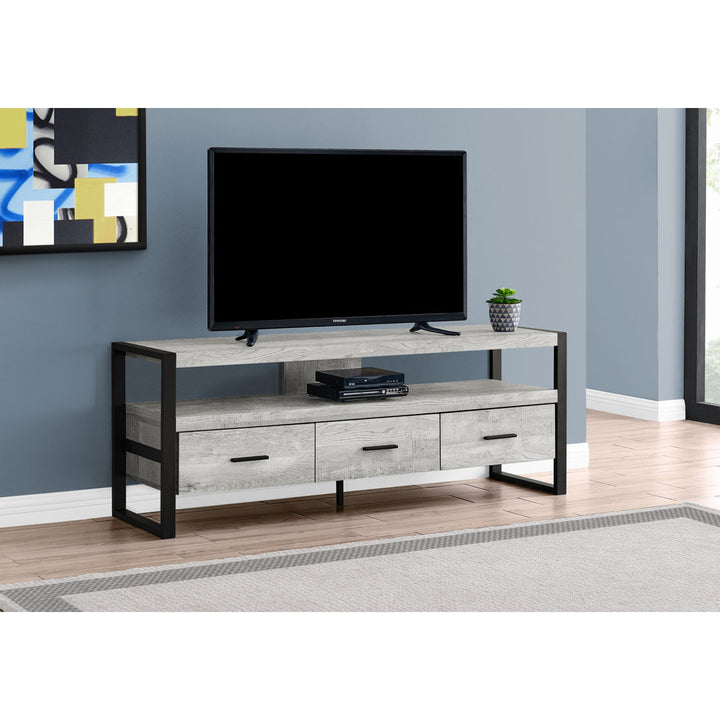 Hallatrow TV Stand for TVs up to 65" Union Rustic Color: Gray/Black