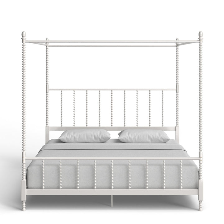 Frankie Low Profile Canopy Bed Kelly Clarkson Home Color: White Size: King