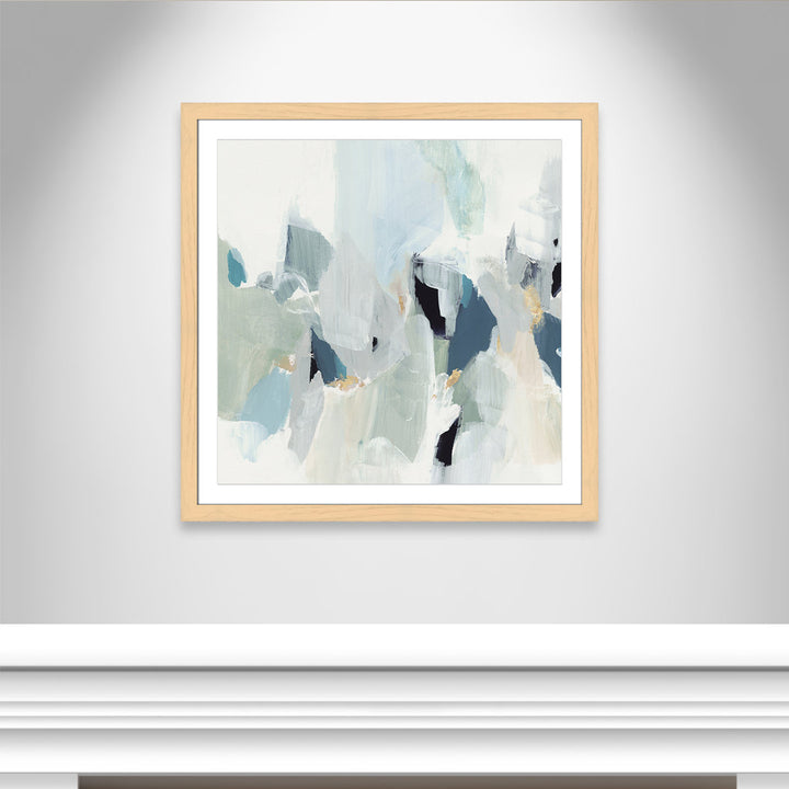 Little Talks II by Isabelle Z - Picture Frame Print on Canvas Casa Fine Arts Size: 37.5" H x 37.5" W x 1.25" D Format: Natural Picture Framed Paper
