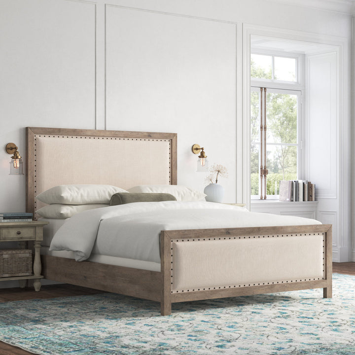 Crawley Upholstered Low Profile Standard Bed Laurel Foundry Modern Farmhouse® Size: California King