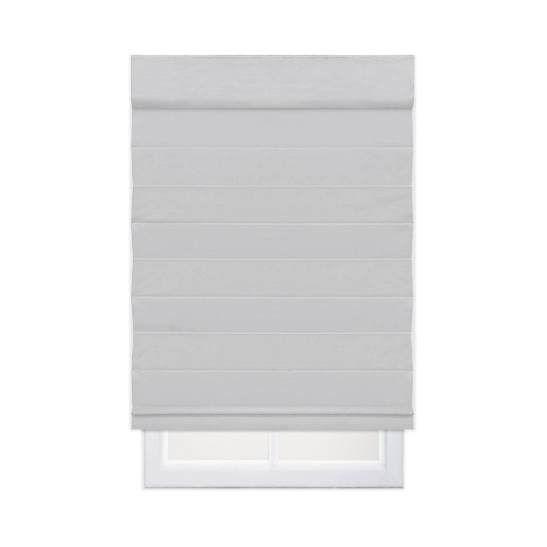 Cordless Blackout 100% Cotton Roman Shade with Cellular Shade Backing Symple Stuff Size: 48"W x 72"L Finish: Light Gray