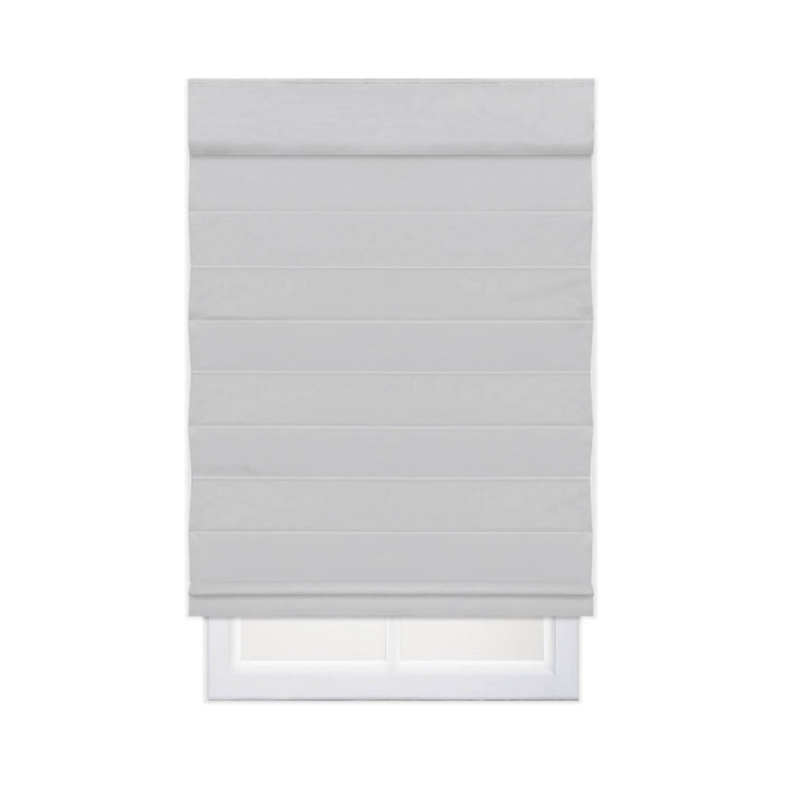 Cordless Blackout 100% Cotton Roman Shade with Cellular Shade Backing Symple Stuff Size: 48"W x 72"L Finish: Light Gray