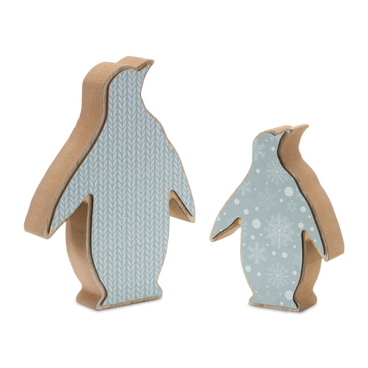 Wood Penguin Décor (Set of 2) The Holiday Aisle®