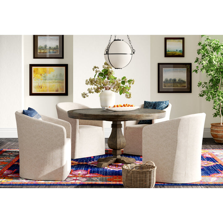 Adelia Oriental Blue/Orange Area Rug Langley Street® Rug Size: Rectangle 7'10" x 10'3"