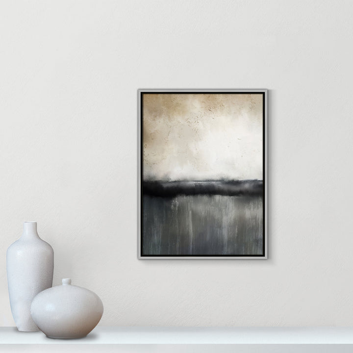 Sunset by Kimberly Allen Print Joss & Main Size: 25.5" H x 19.5" W x 2" D Format: Silver Framed Canvas