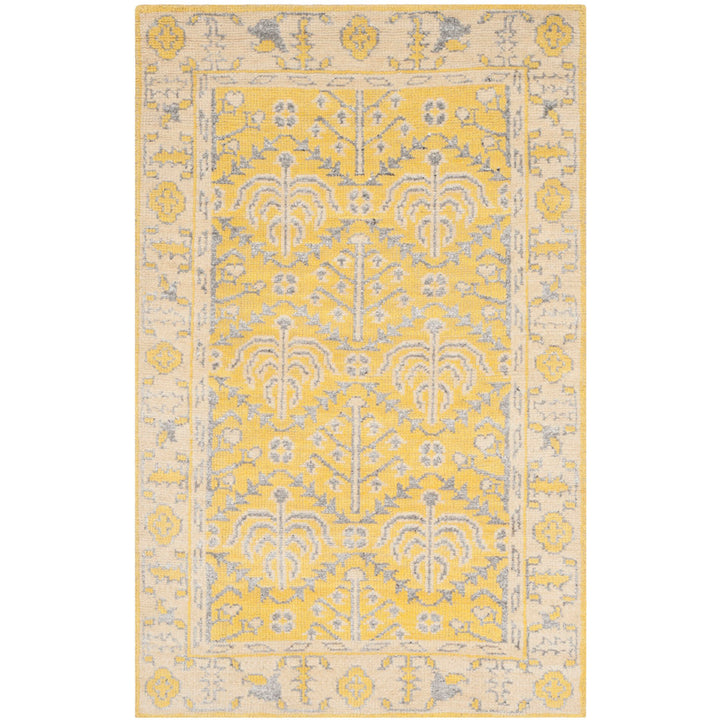 Brownsburg Stone Wash Hand Knotted 55% Wool, 10% Viscose, 35% Cotton Oriental Rug Bungalow Rose Rug Size: Rectangle 4' x 6'