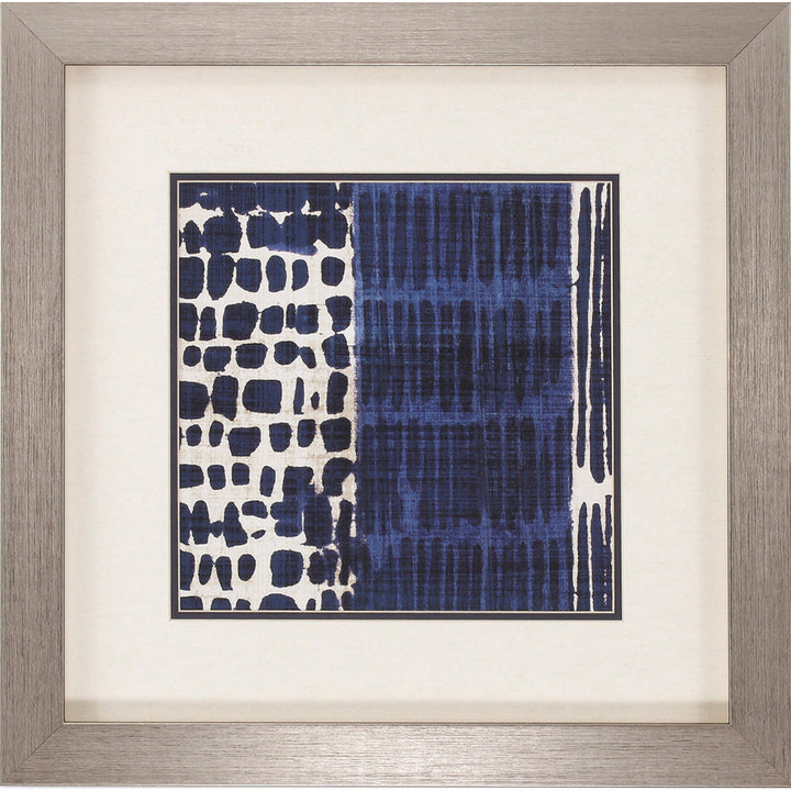 Indigo Batik - 4 Piece Frame Graphic Art Set on Paper (Set of 4) Dakota Fields