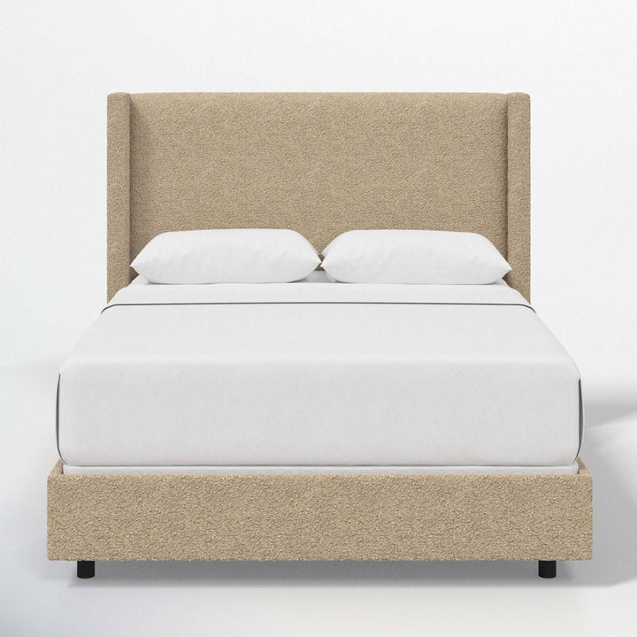 Hanson Upholstered Standard Bed Joss & Main Color: Dolly Toast Size: Queen