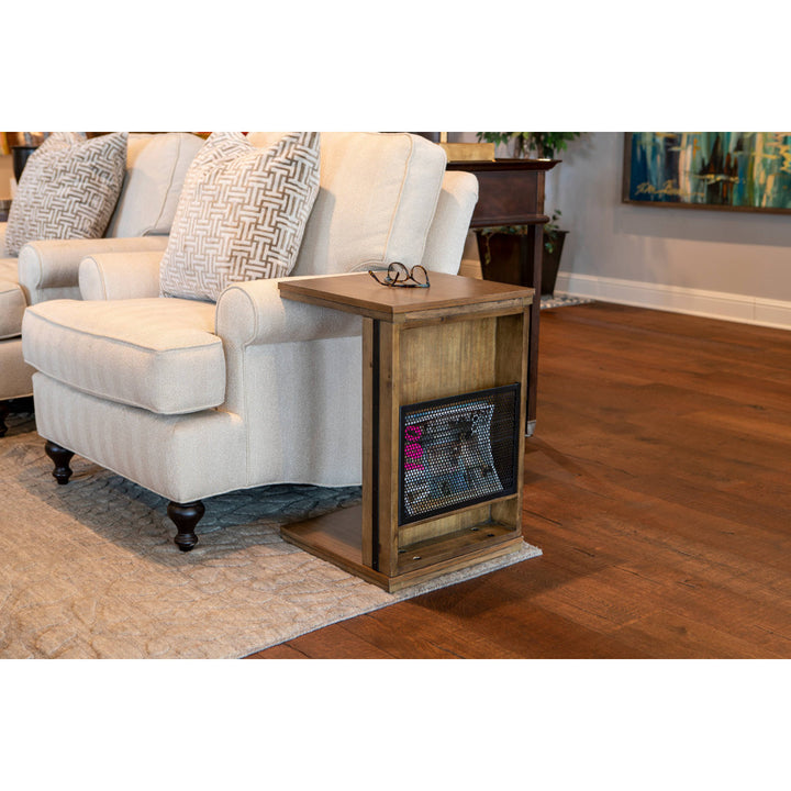 Joondalup C End Table with Storage Loon Peak®