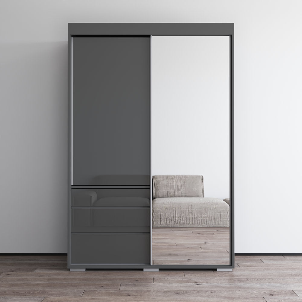 Alies Armoire Wade Logan® Color: Gray