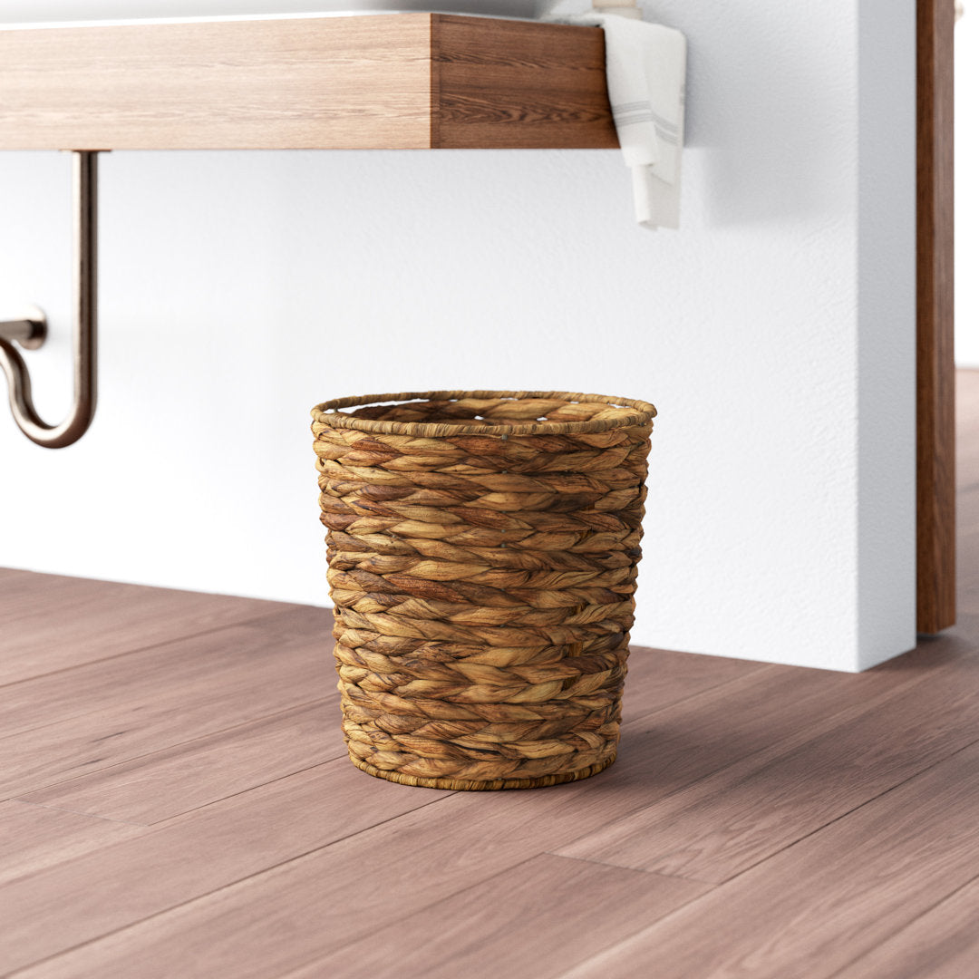 Bimal Paper Rope Gallon Waste Basket Bayou Breeze Color: Stained Hyacinth Capacity: 3 (Gallons)