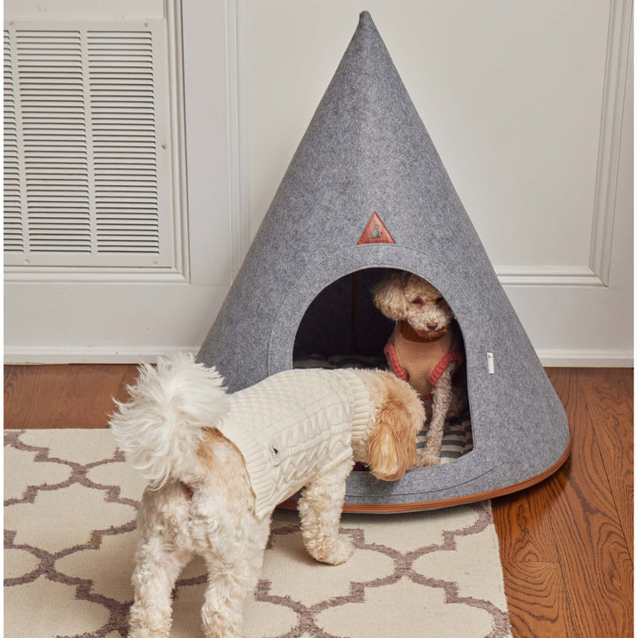 Nooee Indoor Pet Cave & Bed Nooee Pet Color: Beige Size: Large
