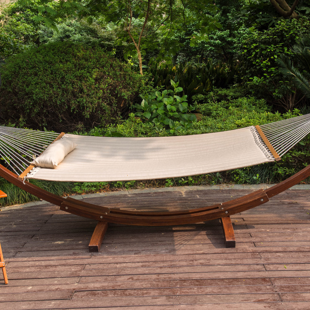 Mitre Double Camping Hammock Arlmont & Co. Color: Natural