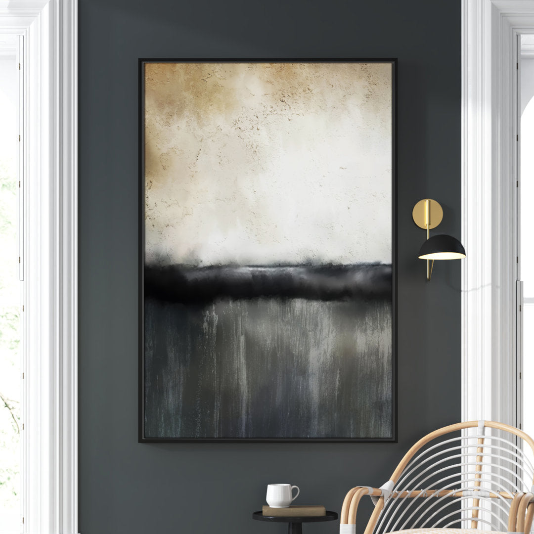 Sunset by Kimberly Allen Print Joss & Main Size: 61.5" H x 41.5" W x 2" D Format: Black Framed Canvas