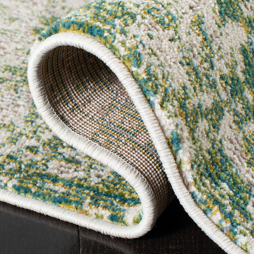 Hester Street Performance Abstract Rug 17 Stories Rug Size: Square 5'