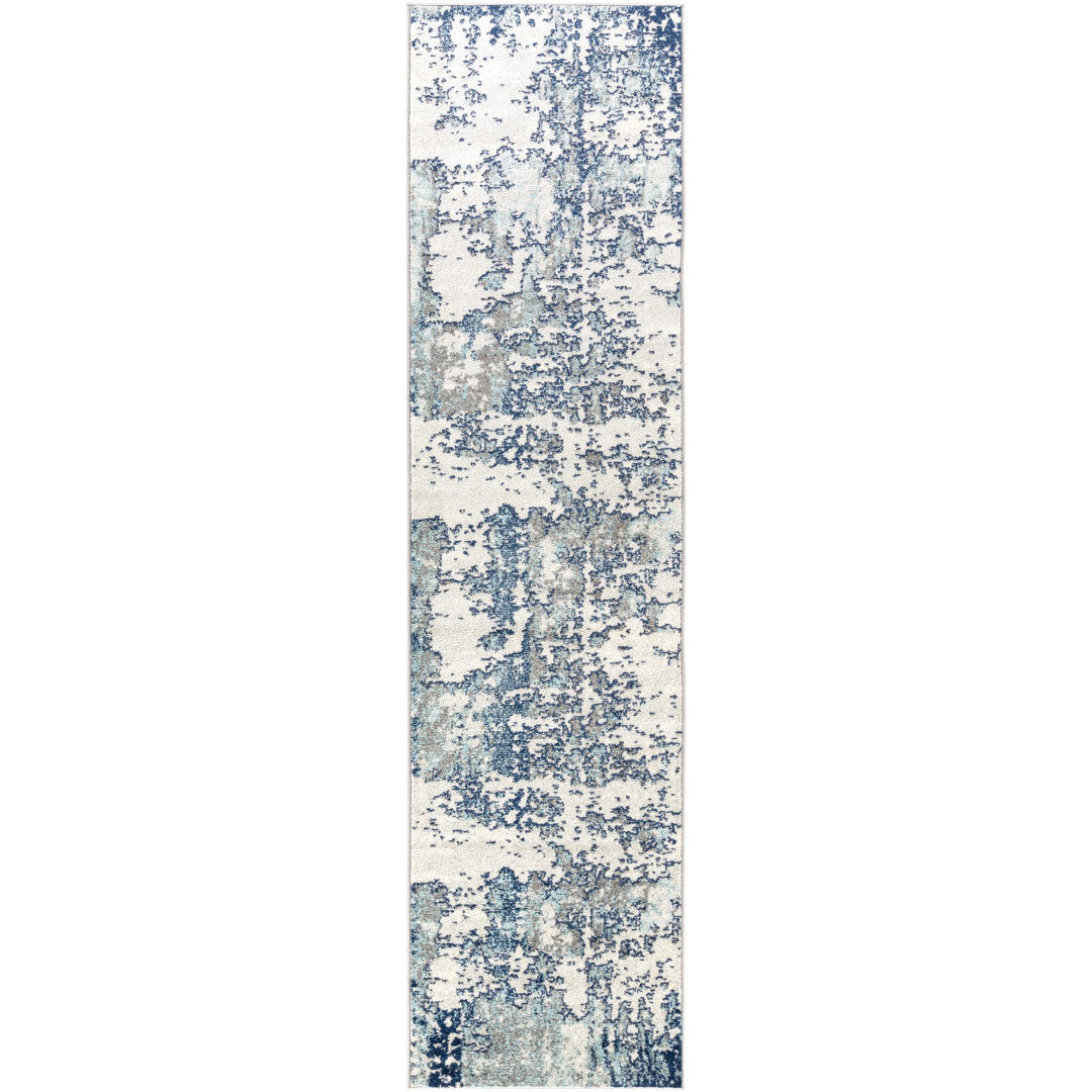 Burnstad Machine Woven Abstract Area Rug 17 Stories Rug Size: Runner 2'7" x 10'3"