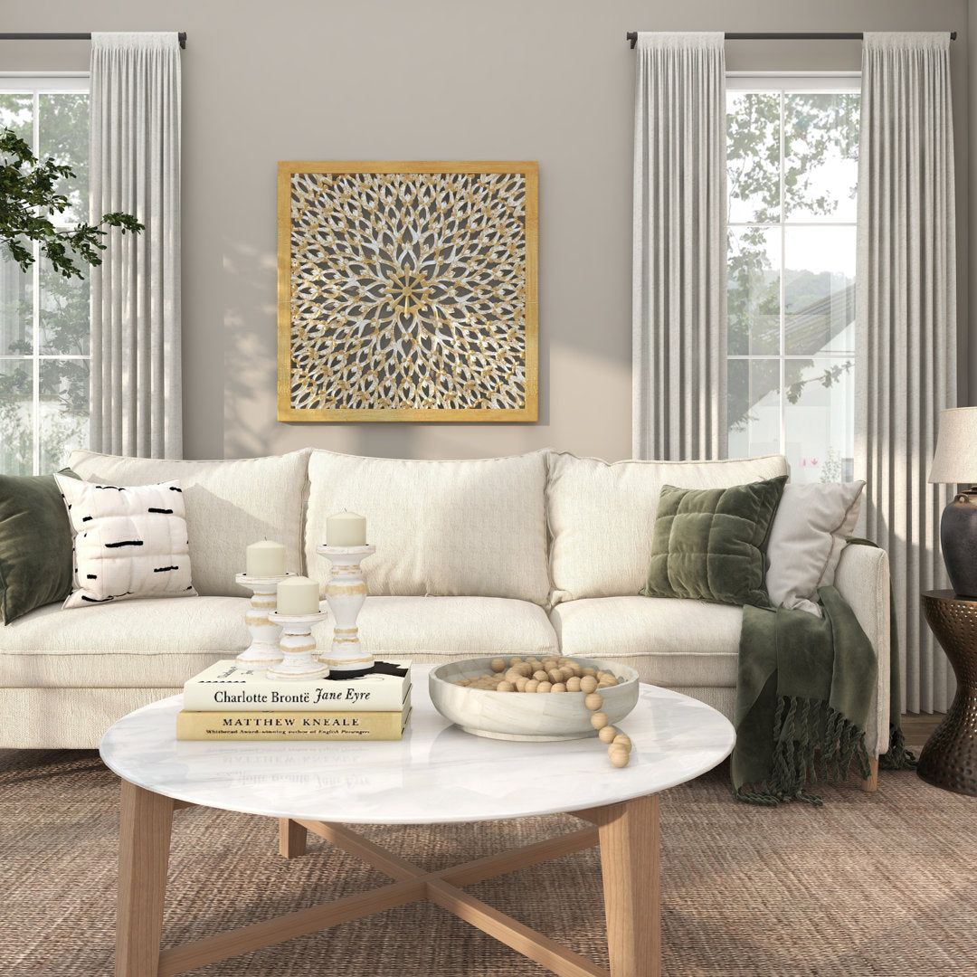 Abstract and Geometric Wall Décor Kelly Clarkson Home Size: 36" H x 36" W x 1" D