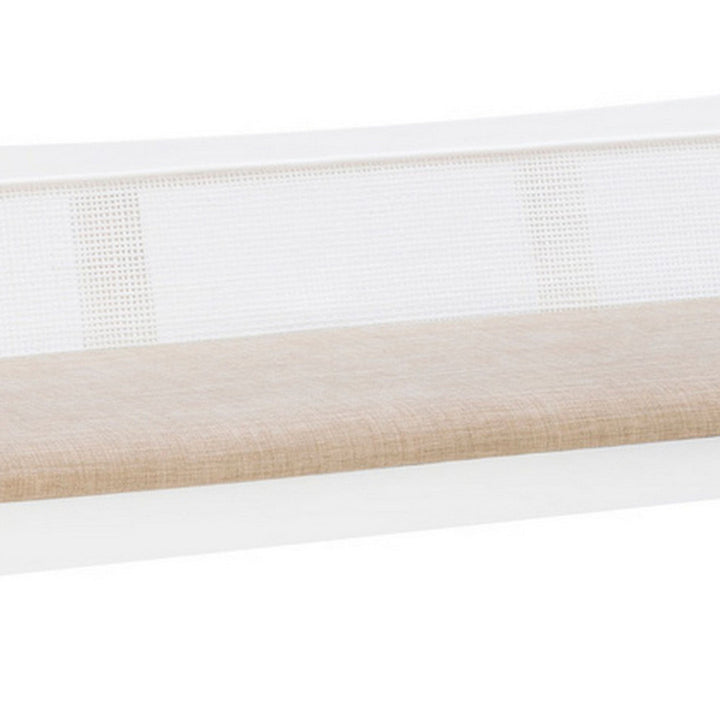 Donner Cane Back Cushioned Bench Joss & Main