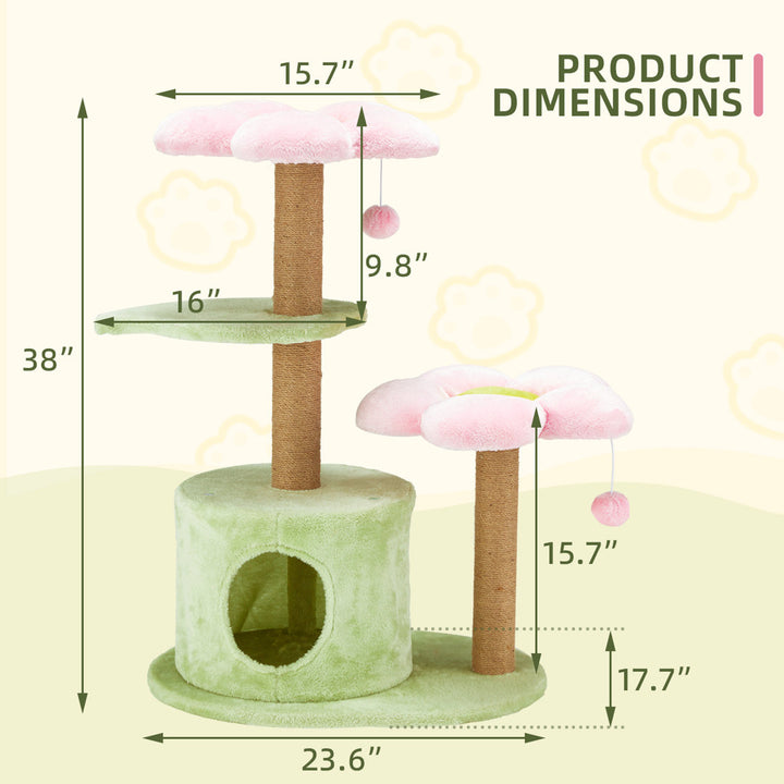 38" Damontae Cat Tree Tucker Murphy Pet™