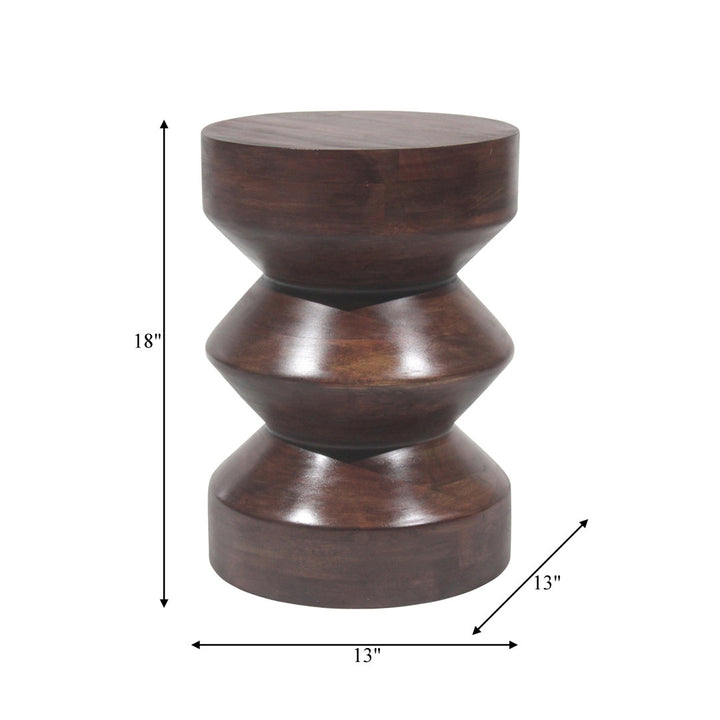 Maberley 18'' Tall Solid Wood Pedestal End Table Birch Lane™