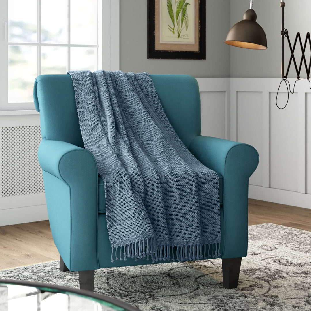 Duien Cotton Throw Birch Lane™ Color: Slate