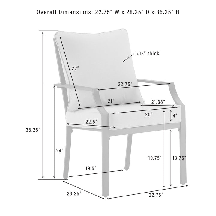 Tollstrup Patio Dining Armchair with Cushion (Set of 2) Wildon Home®