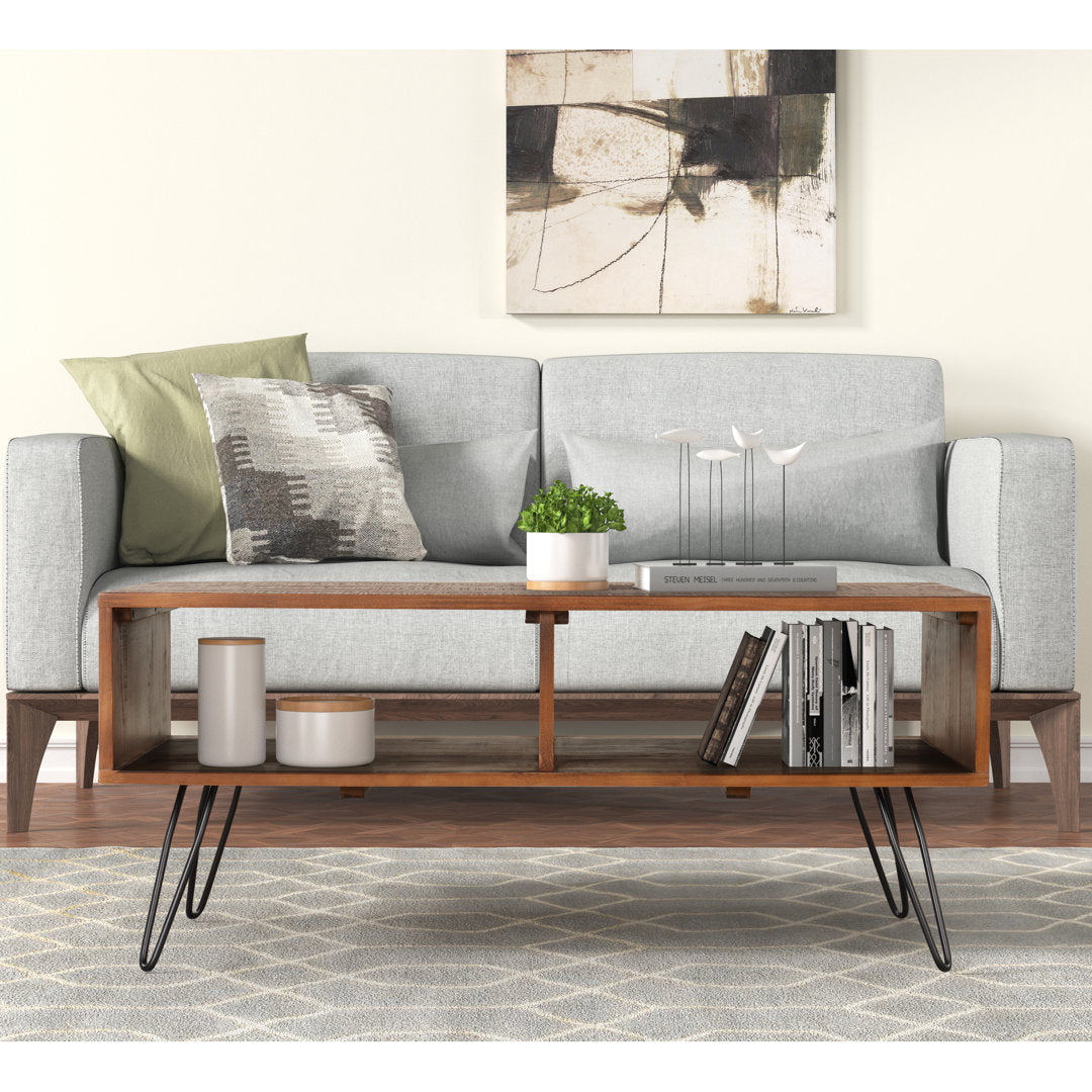 Jorgenson 4 Legs Coffee Table with Storage Trent Austin Design®