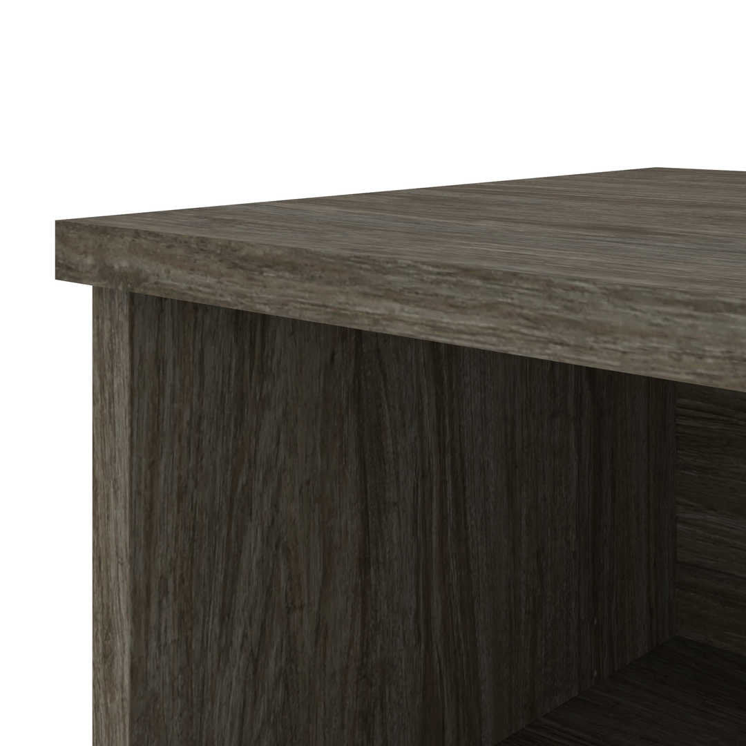 Idael 2 - 72W Credenza with 2 Drawers Ivy Bronx Finish: Walnut Gray