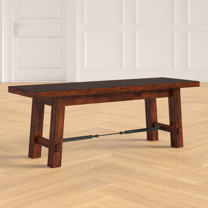 Husnayn Solid Wood Bench Union Rustic