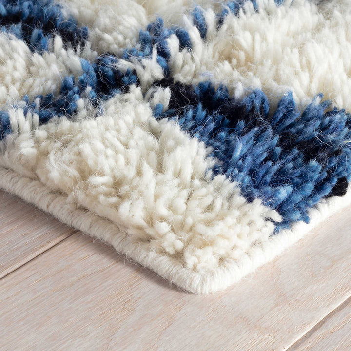 Noma Indigo Handwoven Wool Rug Dash and Albert Rugs Rug Size: Rectangle 5' x 8'