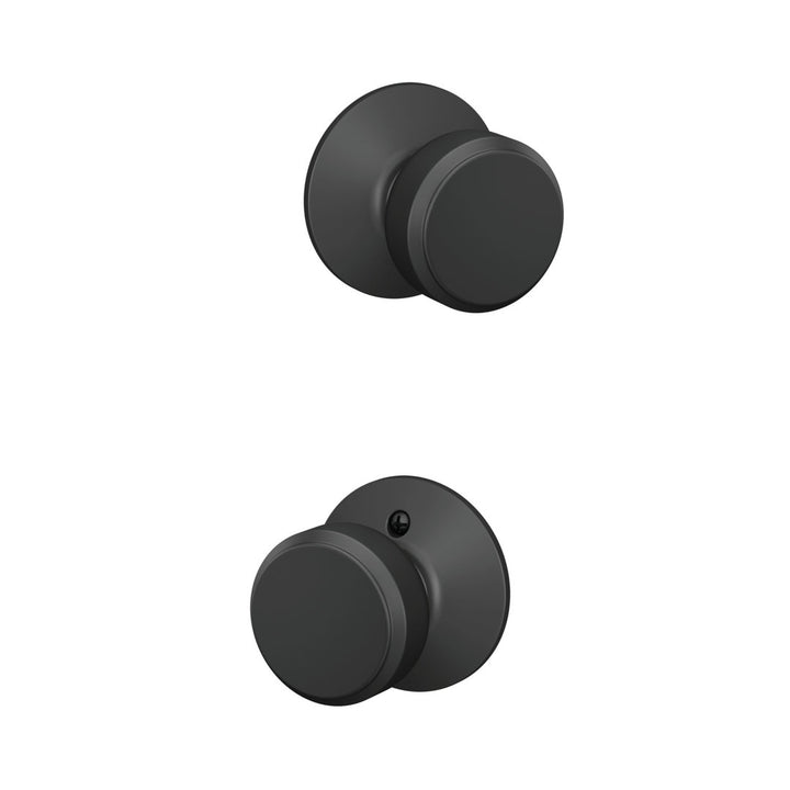Bowery Passage Knob (Hall & Closet) Schlage Finish: Matte Black