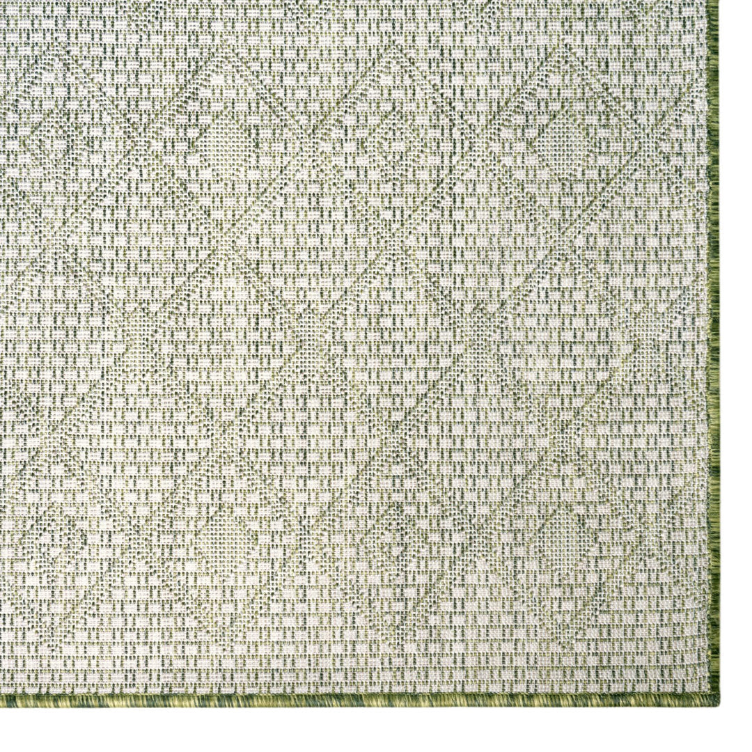 Adley Southwestern Green/Beige Indoor/Outdoor Area Rug Gracie Oaks Rug Size: Runner 2' x 6'1"