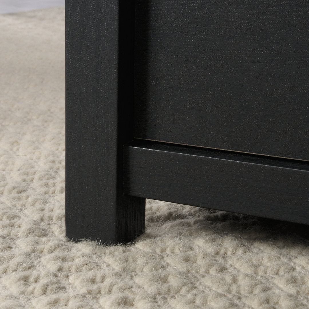 Samons Coffee Table with Storage Andover Mills™ Table Top Color: Raven Oak, Table Base Color: Raven Oak