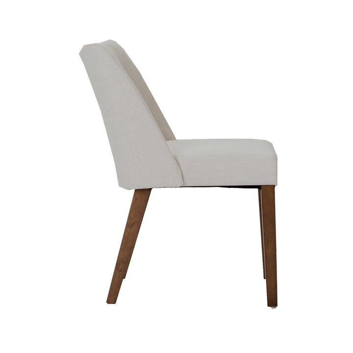 Didmarton Linen Side Chair (Set of 2) Zipcode Design™ Upholstery Color: Light Tan Linen