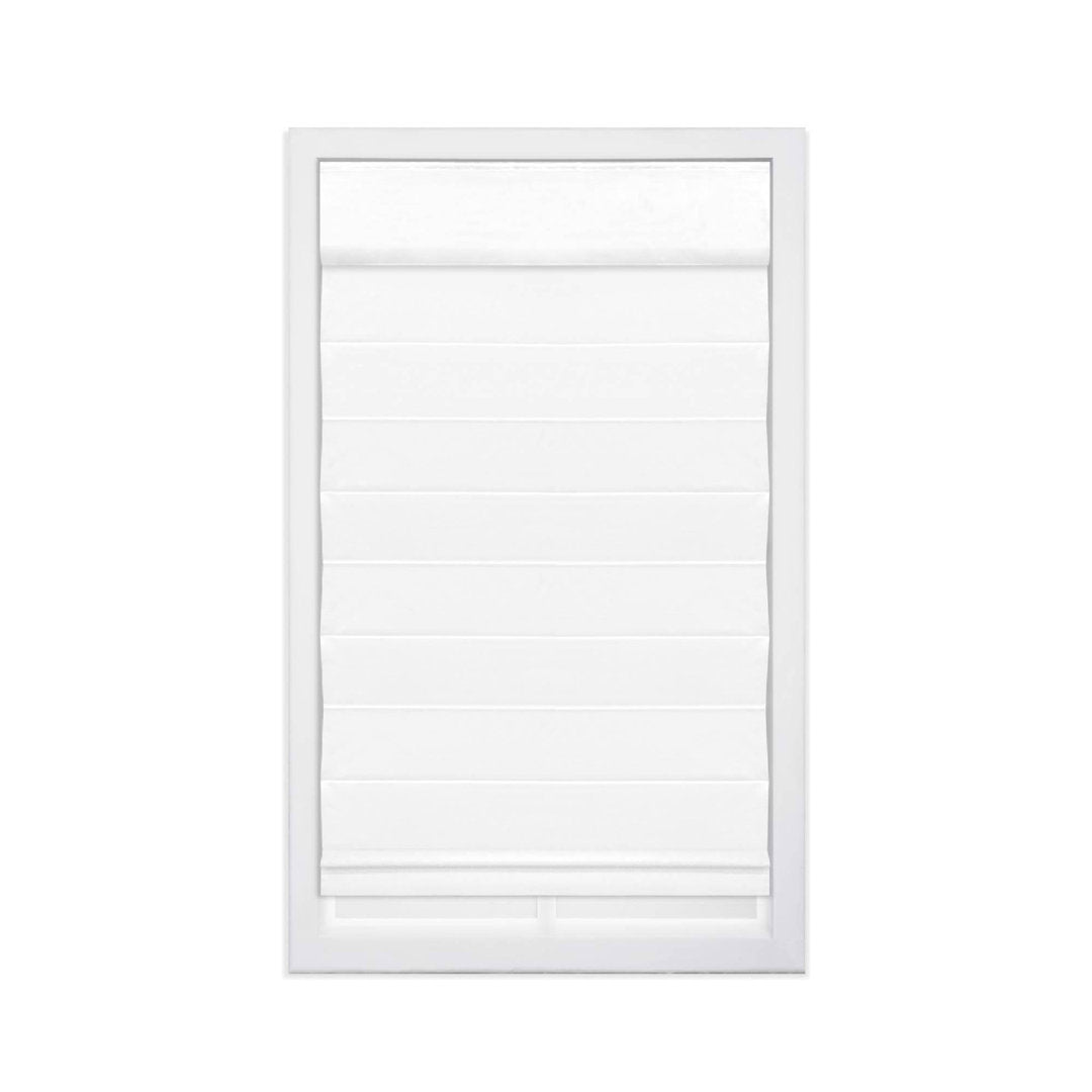 Cordless Blackout 100% Cotton Roman Shade with Cellular Shade Backing Symple Stuff Size: 21"W x 72"L Finish: White
