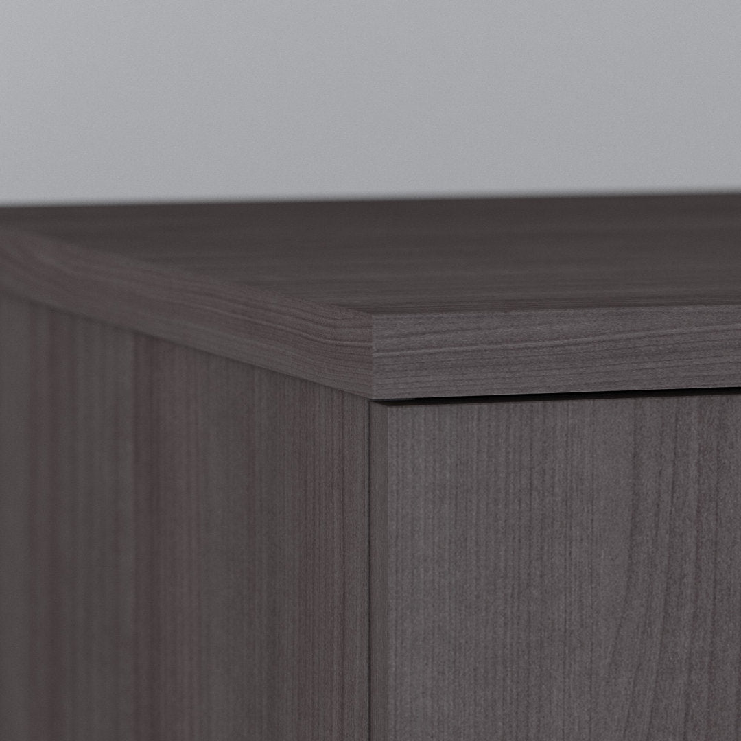 Magomed Executive Desk Gracie Oaks Color: Storm Gray