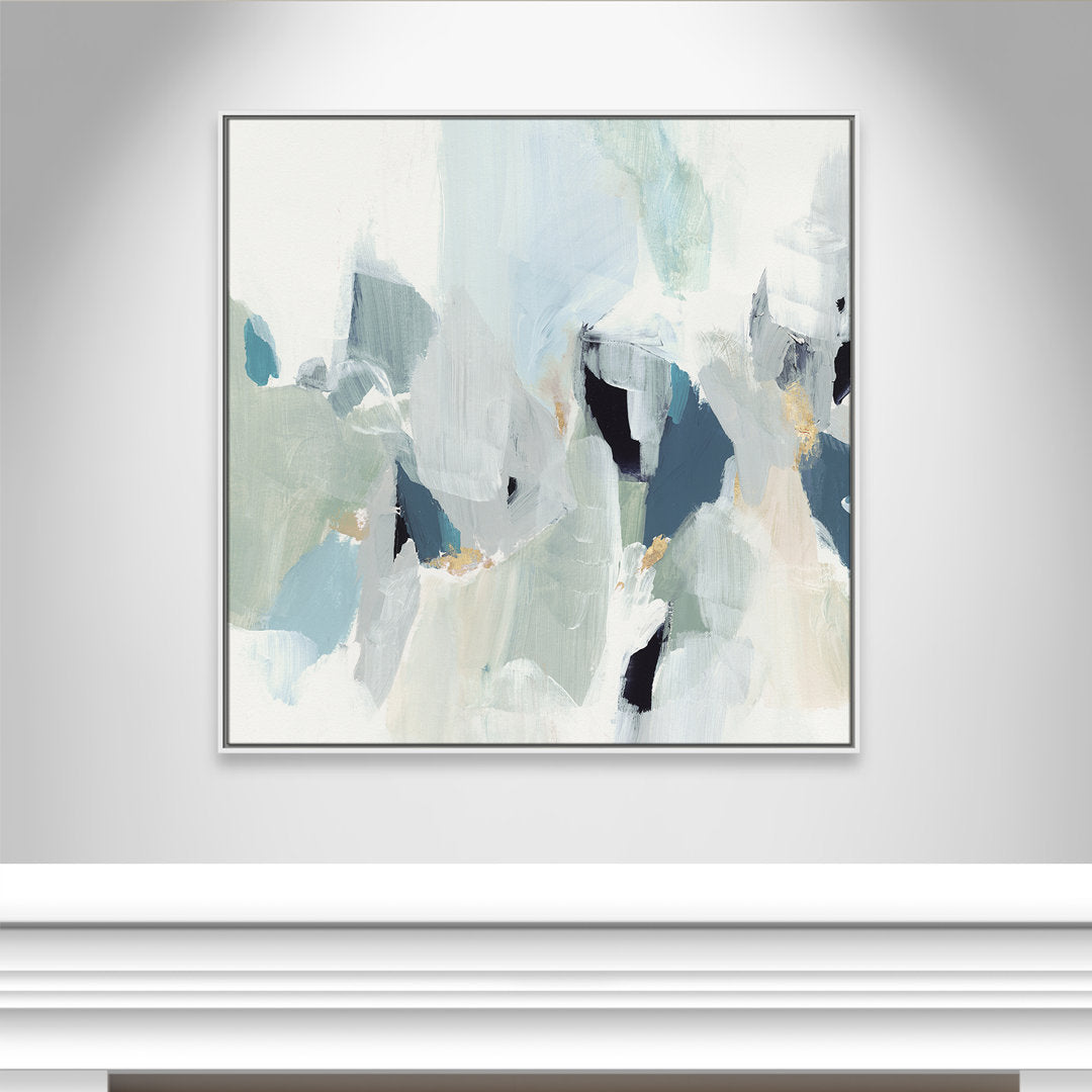 Little Talks II by Isabelle Z - Picture Frame Print on Canvas Casa Fine Arts Size: 41.5" H x 41.5" W x 2" D Format: White Floater Framed Canvas
