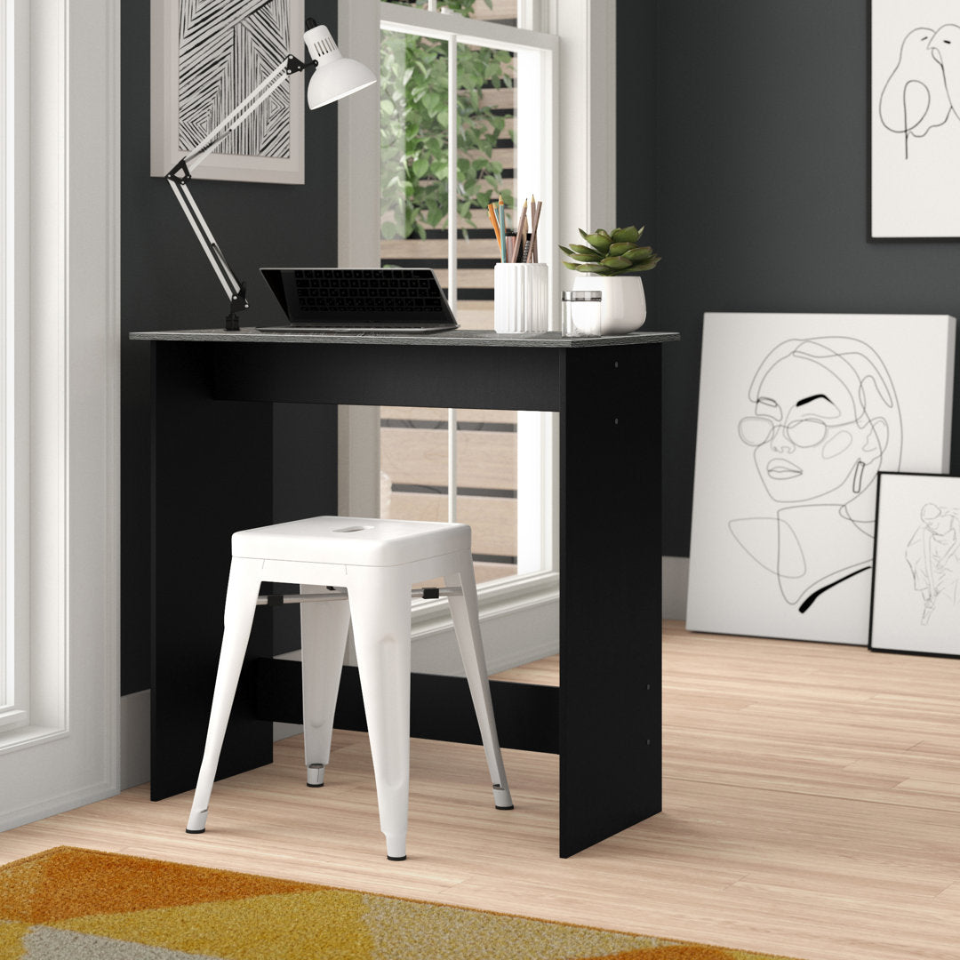 Inaayah Desk Ebern Designs Color: French Oak Gray