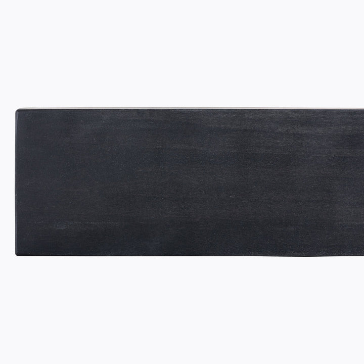 Modern Farmhouse Fireplace Shelf Mantel Dogberry Collections Depth: 9", Finish: Midnight Black, Shelf Length: 48"